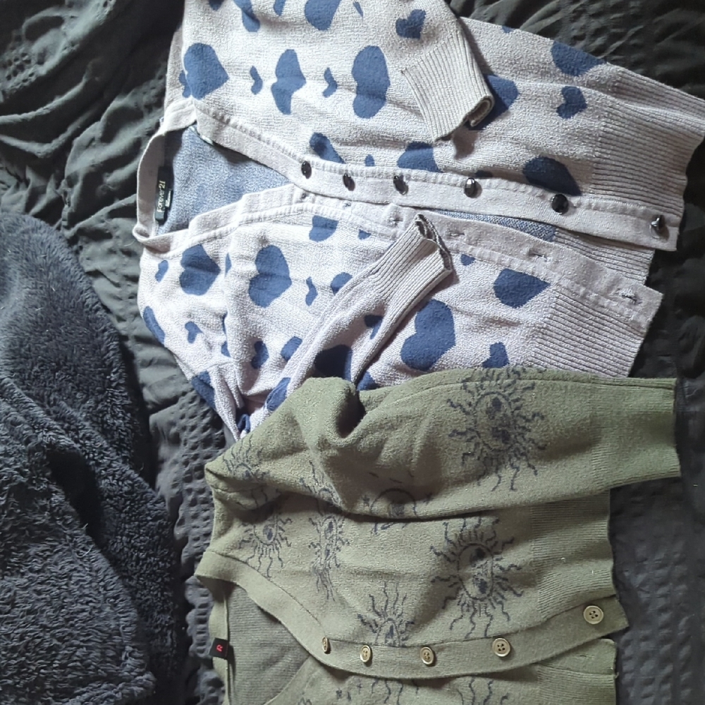 Printed Cardigan Bundle Celestial Hearts